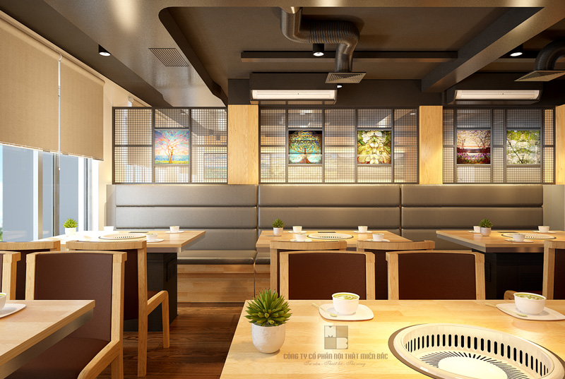 Thiết kế nội thất nhà hàng Isteam sang trọng (Phần 2) - H4